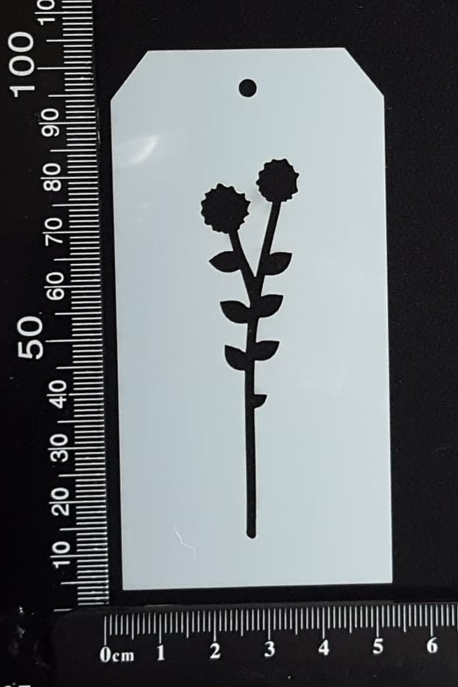 Tag Stencil - Botanical - 50mm x 100mm - AN-T