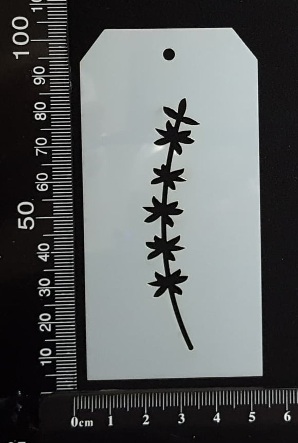 Tag Stencil - Botanical - 50mm x 100mm - AR-T