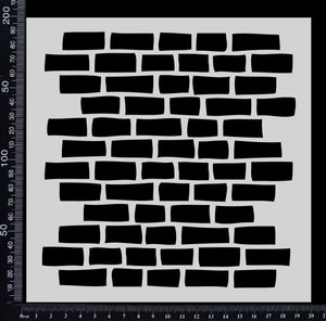 Brick Wall - A - Stencil - 200mm x 200mm