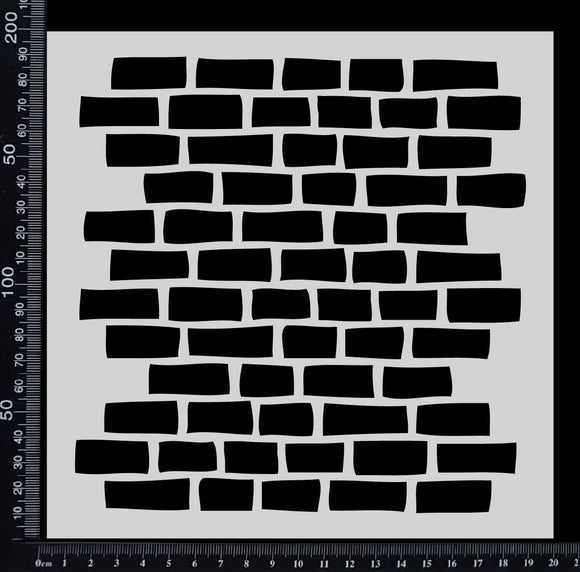 Brick Wall - A - Stencil - 200mm x 200mm