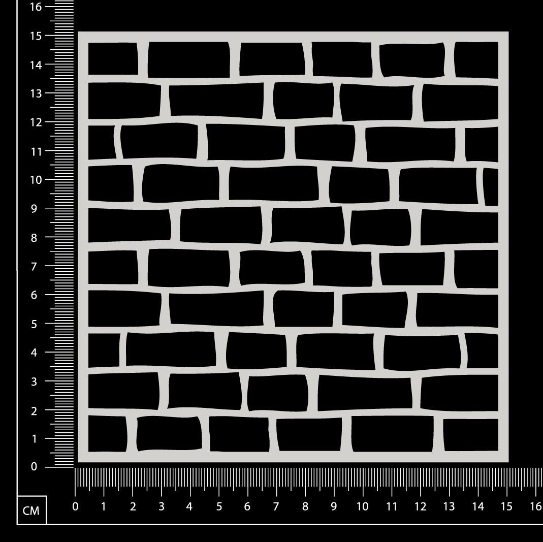 Bricks Mesh - CA - White Chipboard