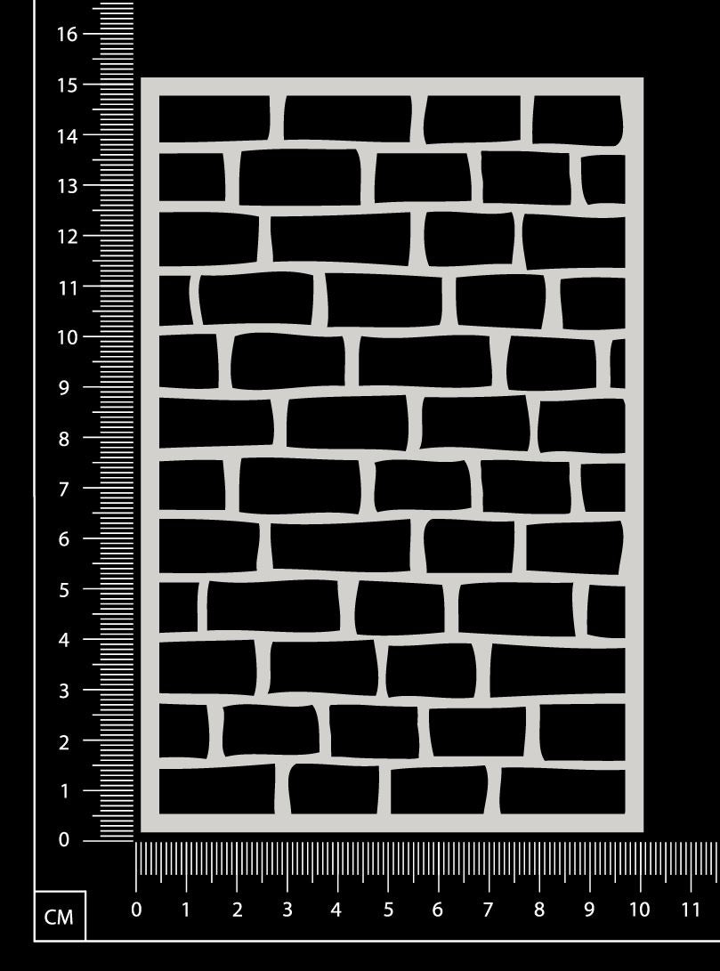 Bricks Mesh - CB - White Chipboard