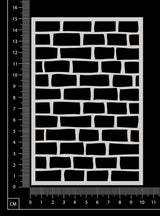 Bricks Mesh - CB - White Chipboard