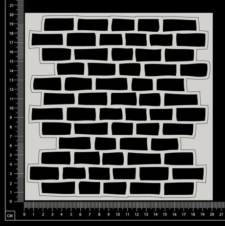 Bricks Mesh - DB - White Chipboard