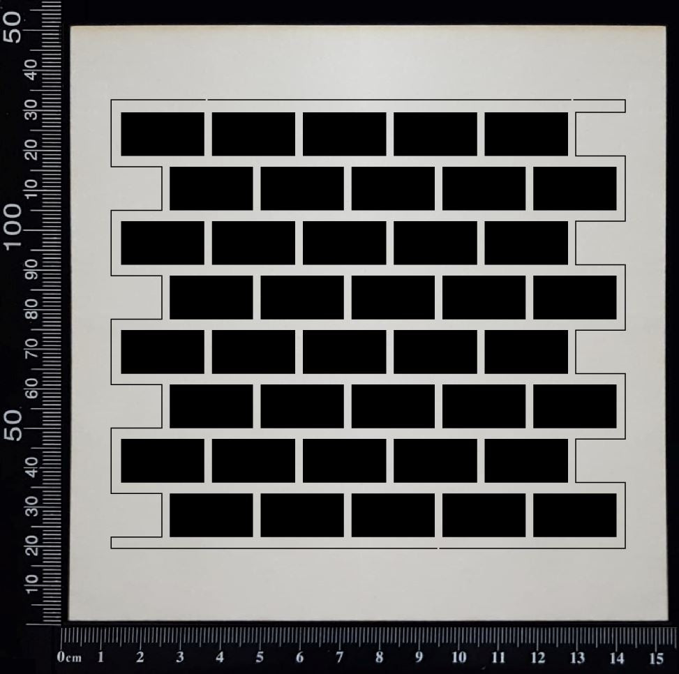 Bricks Mesh - B - White Chipboard