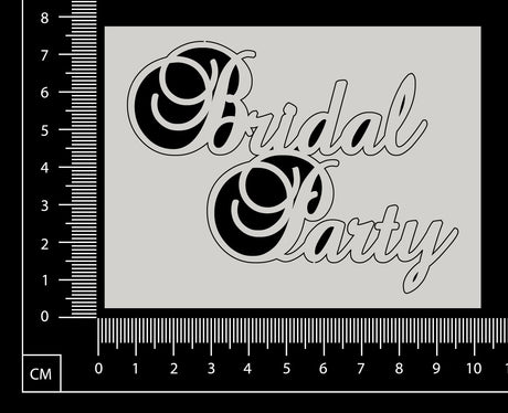 Bridal Party - White Chipboard