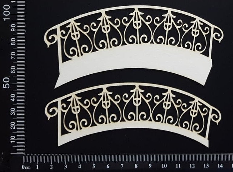 Bridge Set - B - Layering Set - White Chipboard