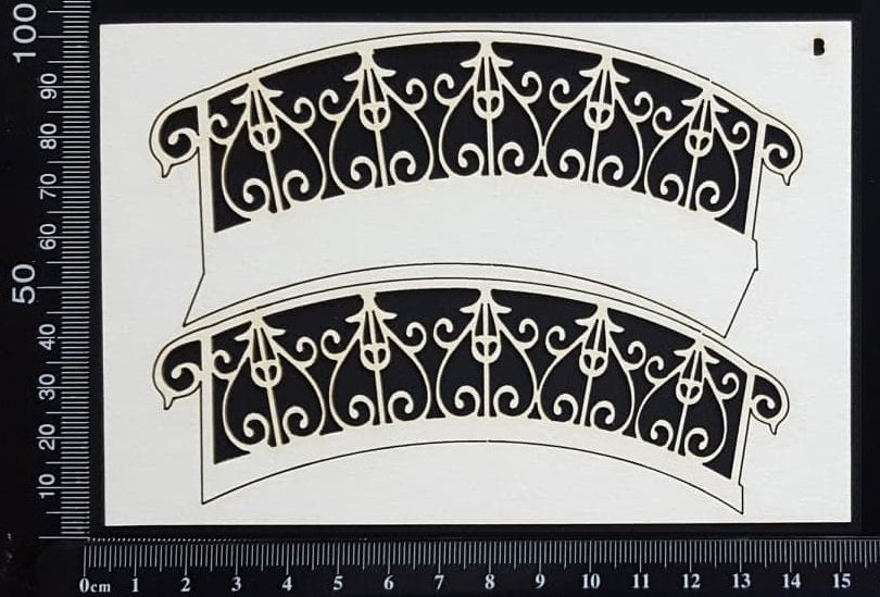 Bridge Set - B - Layering Set - White Chipboard