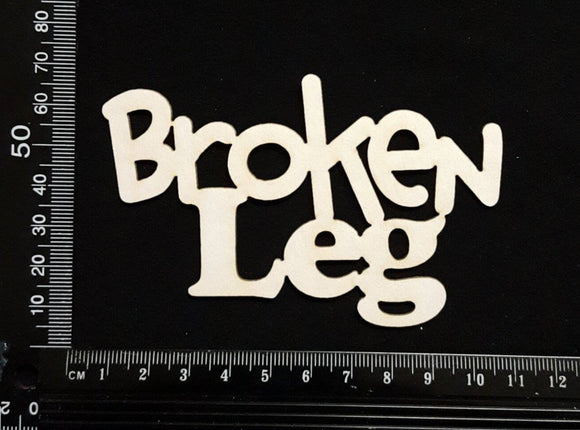 Broken Leg - White Chipboard