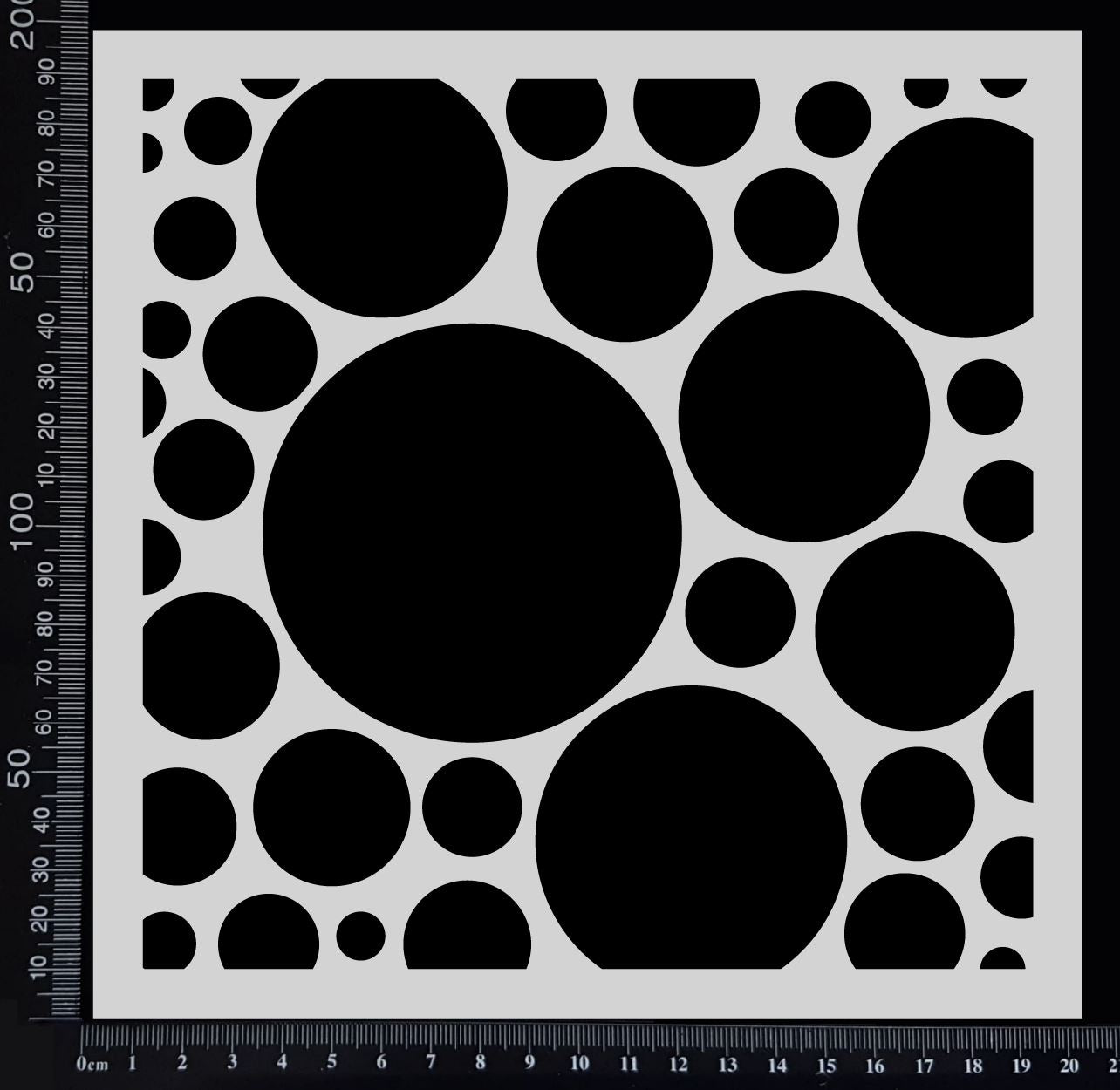 Bubble Box - Stencil - 200mm x 200mm