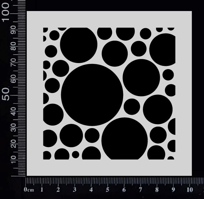 Bubble Box - Stencil - 100mm x 100mm