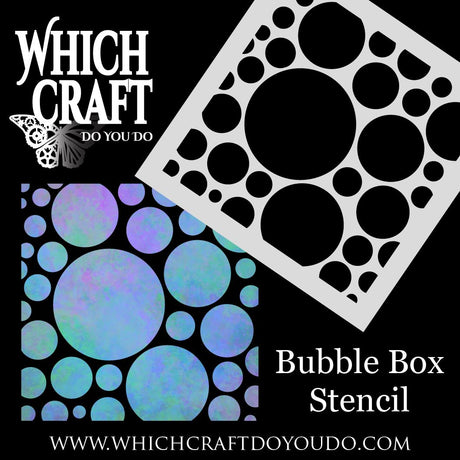 Bubble Box - Stencil - 200mm x 200mm