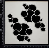 Bubble Mesh Set - Small - White Chipboard