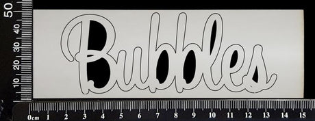 Bubbles - White Chipboard