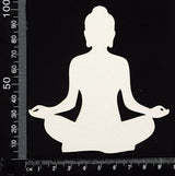 Buddha - B - White Chipboard