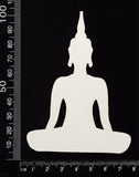Buddha - F - White Chipboard
