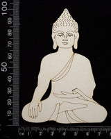 Buddha - Detailed - A - White Chipboard