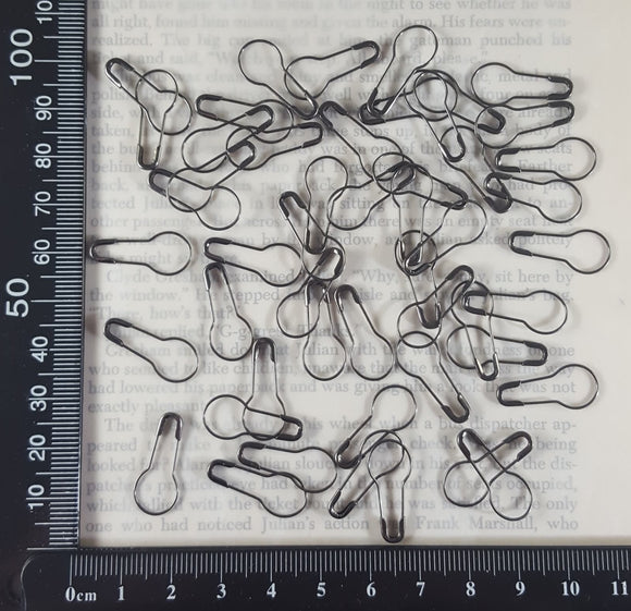 Bulb Pins Set - Gun Metal Grey - 50pcs