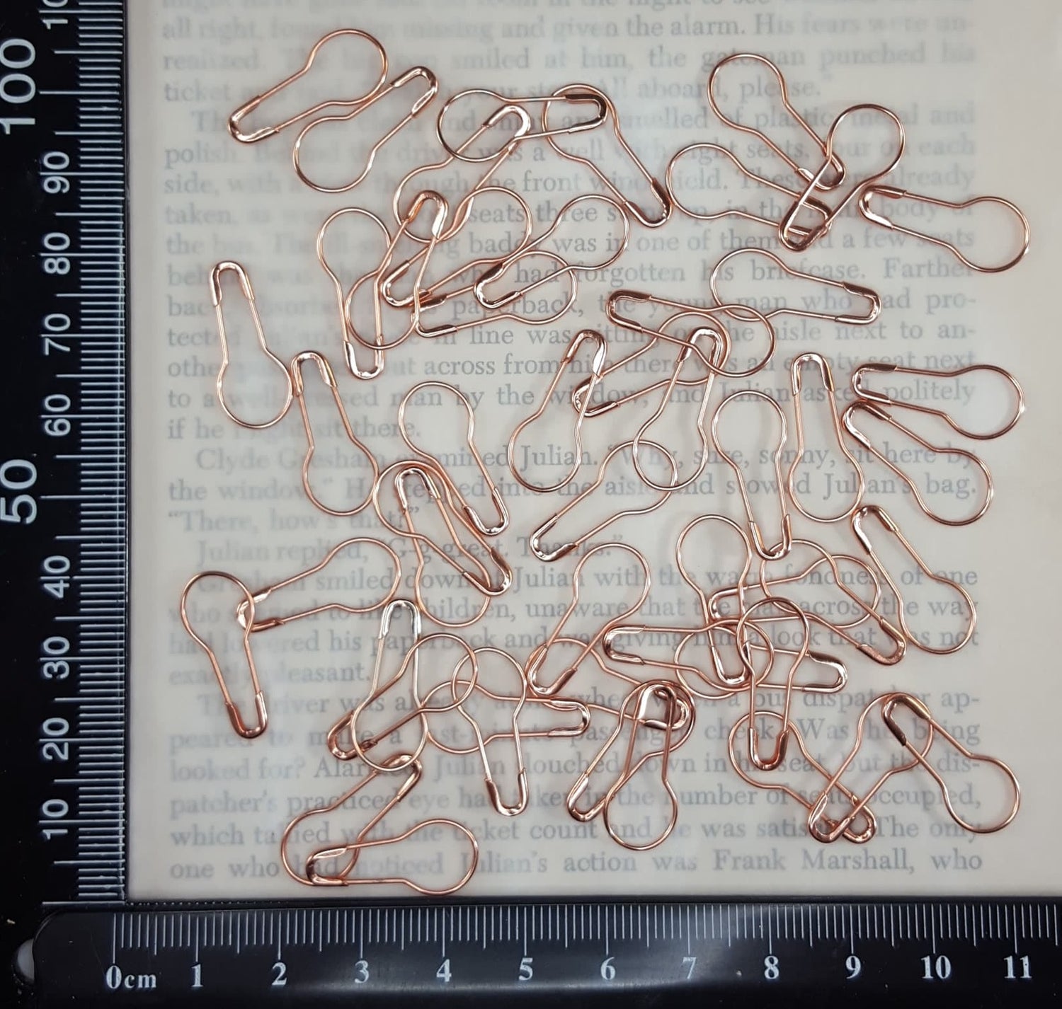 Bulb Pins Set - Rose Gold - 50pcs