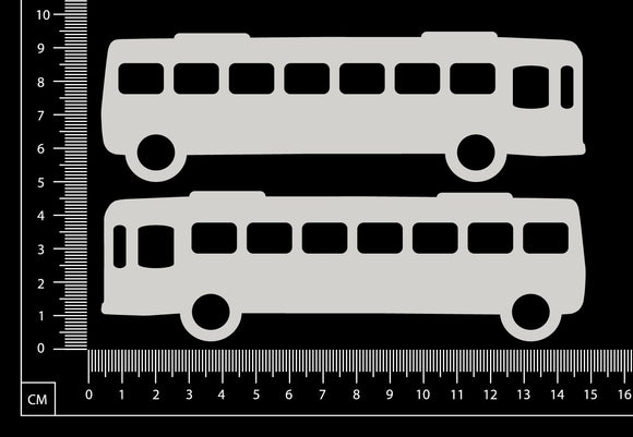 Bus Set - White Chipboard