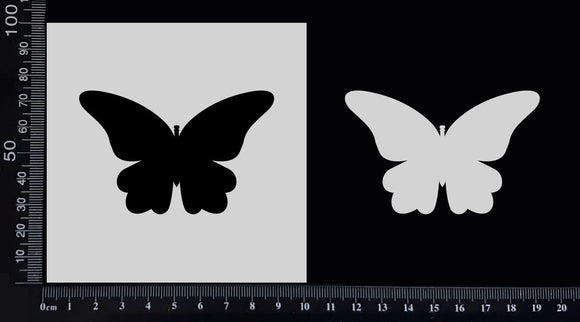 Butterfly - B - Stencil - 100mm x 100mm