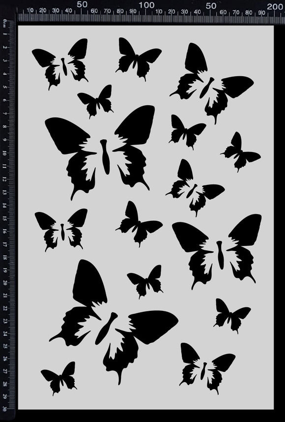 Butterfly Dream - Stencil - 200mm x 300mm