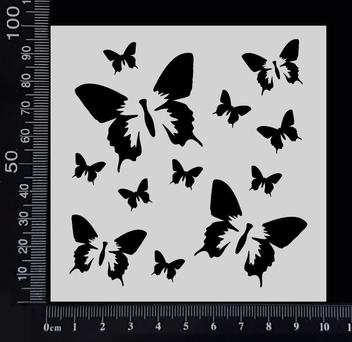 Butterfly Dream - Stencil - 100mm x 100mm