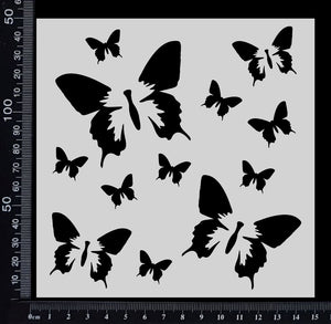 Butterfly Dream - Stencil - 150mm x 150mm