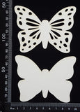Butterfly Set - EC - White Chipboard
