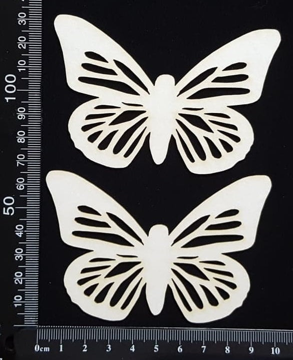 Butterfly Set - FA - White Chipboard