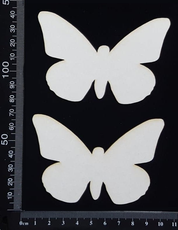 Butterfly Set - FB - White Chipboard