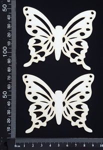 Butterfly Set - GA - White Chipboard