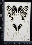 Butterfly Set - HC - White Chipboard