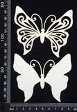 Butterfly Set - HC - White Chipboard