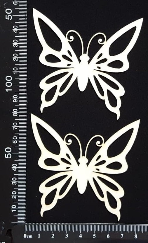 Butterfly Set - IA - White Chipboard