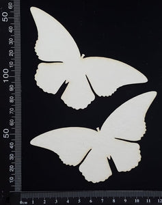 Butterfly Set - KB - White Chipboard