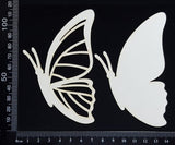 Butterfly Set - NC - White Chipboard