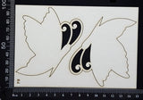Butterfly Set - PB - White Chipboard