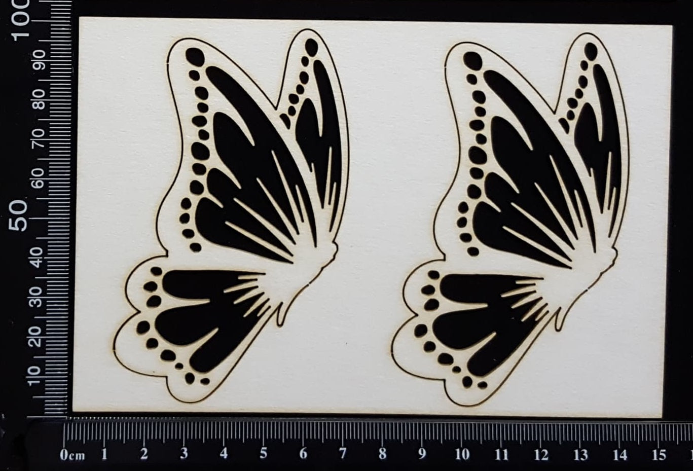 Butterfly Set - QA - White Chipboard