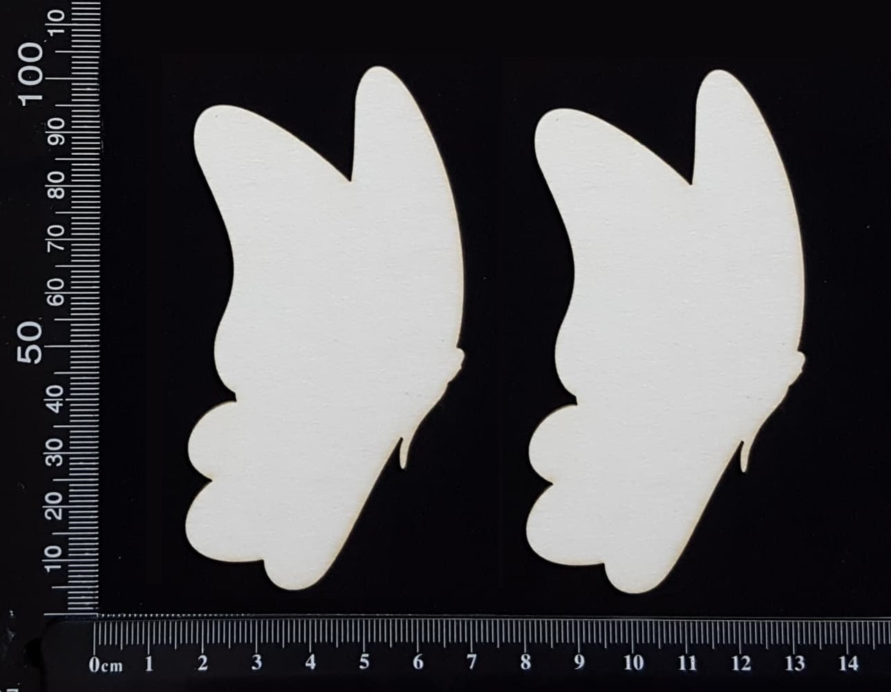 Butterfly Set - QB - White Chipboard