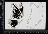 Butterfly Set - QC - White Chipboard