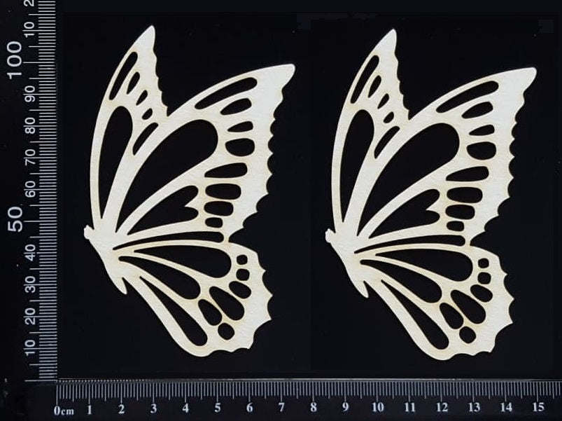 Butterfly Set - RA - White Chipboard