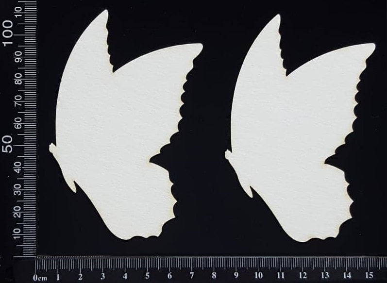Butterfly Set - RB - White Chipboard