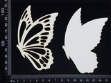 Butterfly Set - RC - White Chipboard