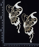 Butterfly Set - SA - White Chipboard