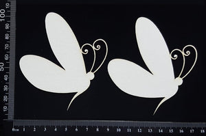 Butterfly Set - TB - White Chipboard