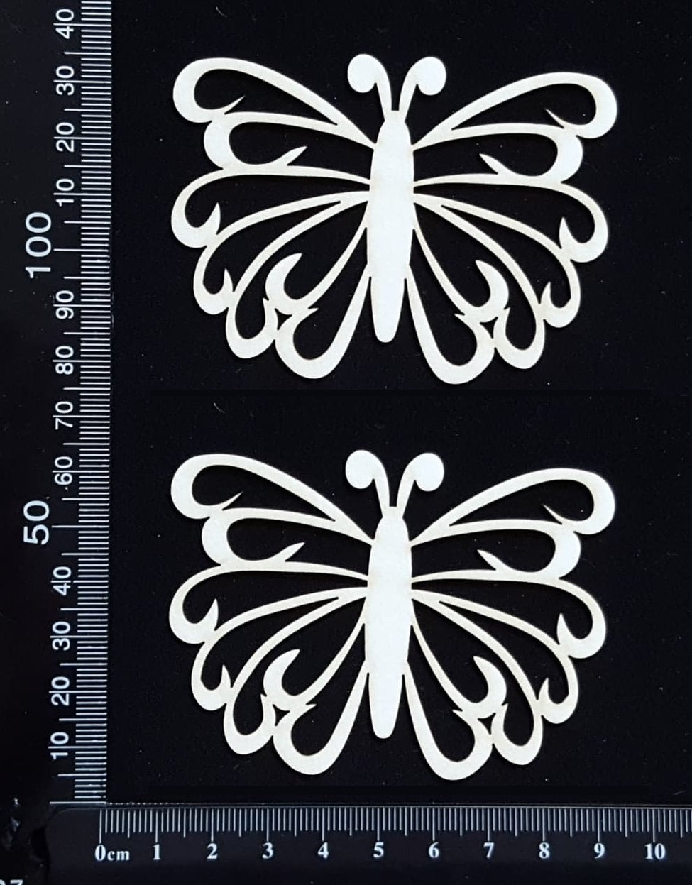 Butterfly Set - UA - White Chipboard