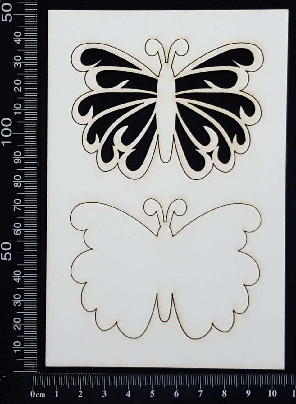 Butterfly Set - UC - White Chipboard