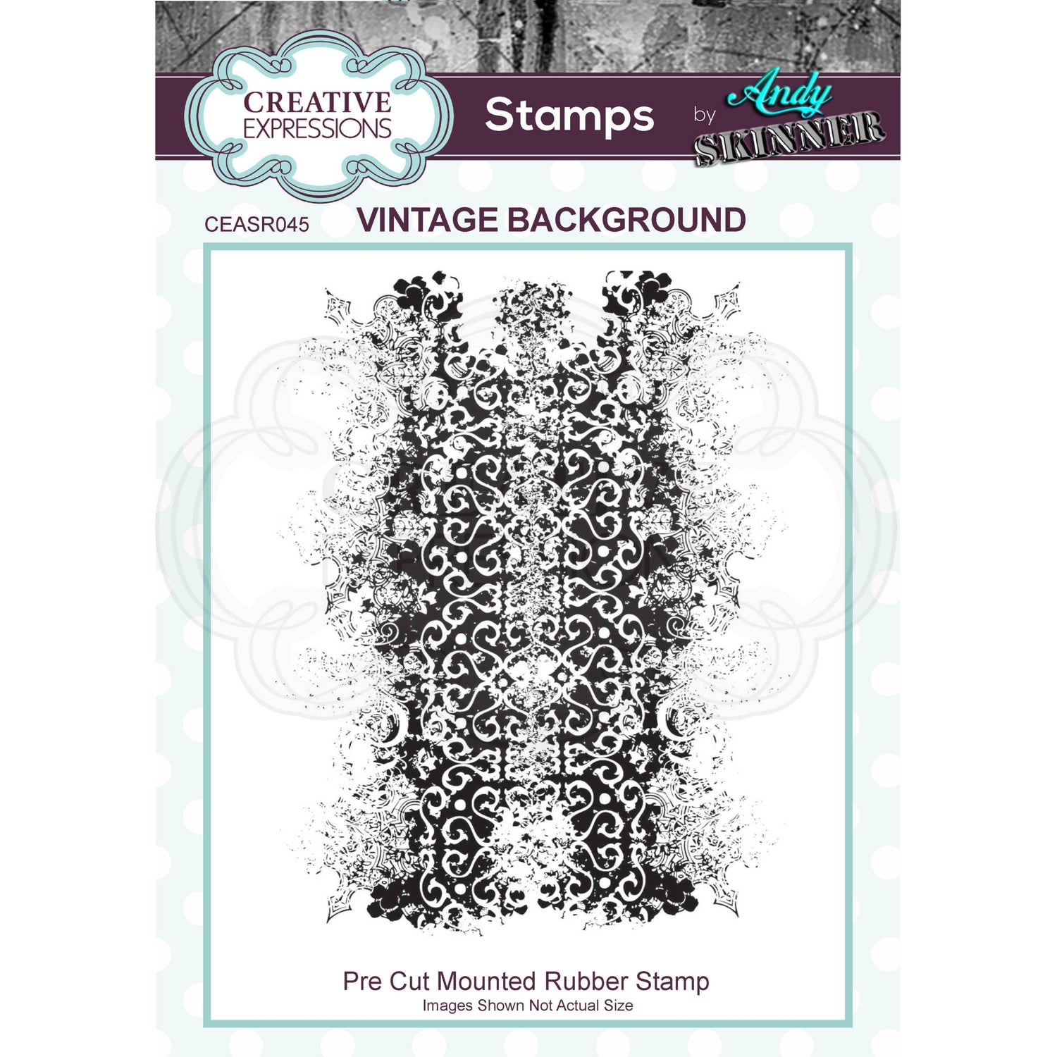 Creative Expressions - Andy Skinner Vintage Background Stamp Set