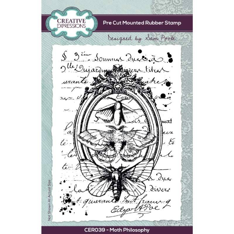 Creative Expressions - Sam Poole - Moth Philosophy - Stamp